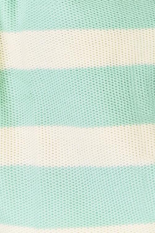 Aqua Dreams Striped Round Neck Sweater