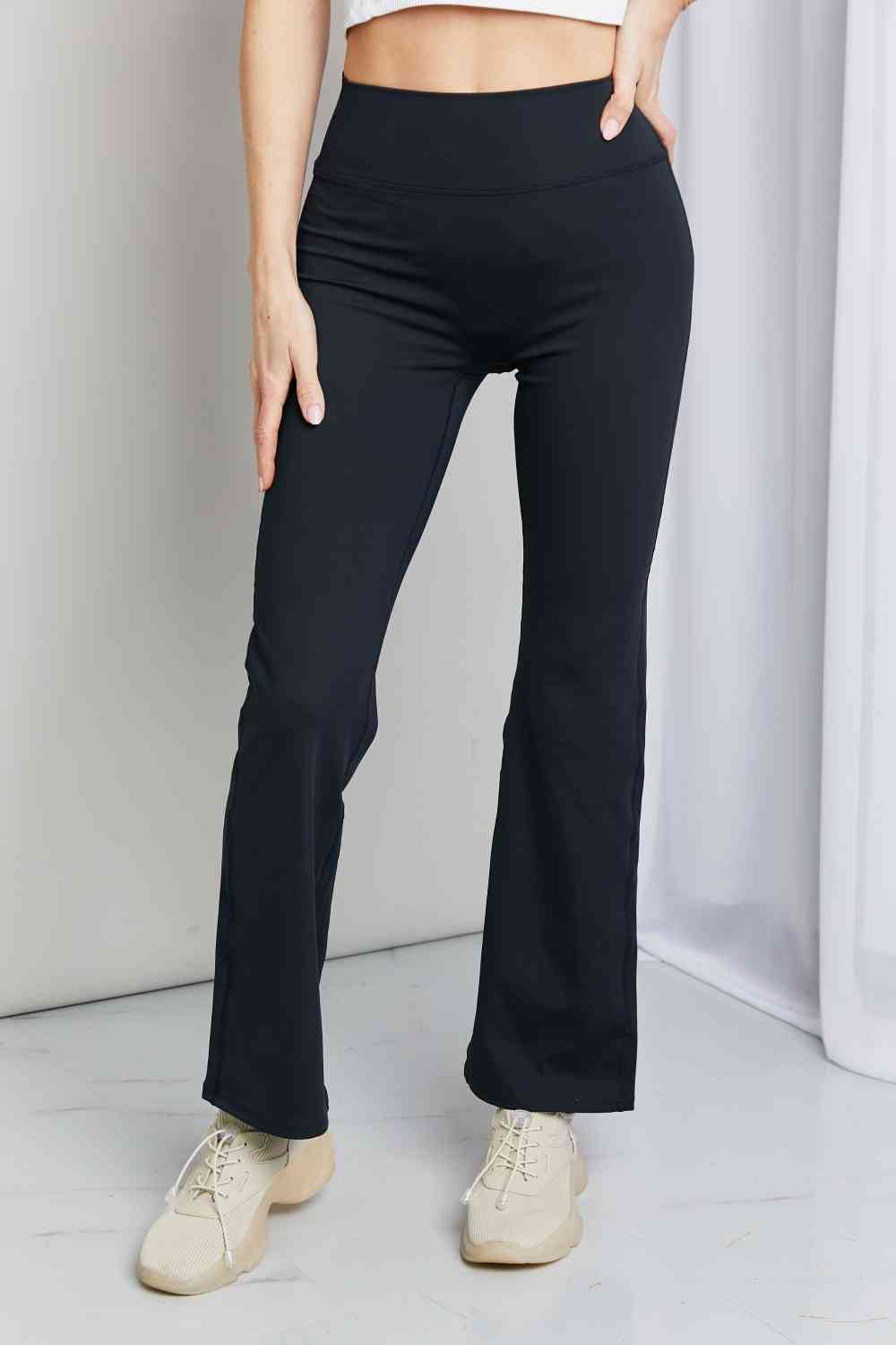 Heimish Wide Waistband Bootcut Pants