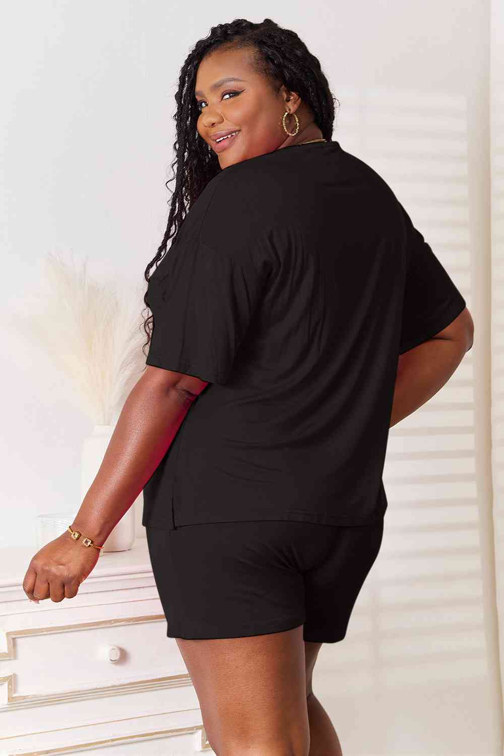 Basic Bae Soft Rayon Top and Shorts Set - Multiple Colors!