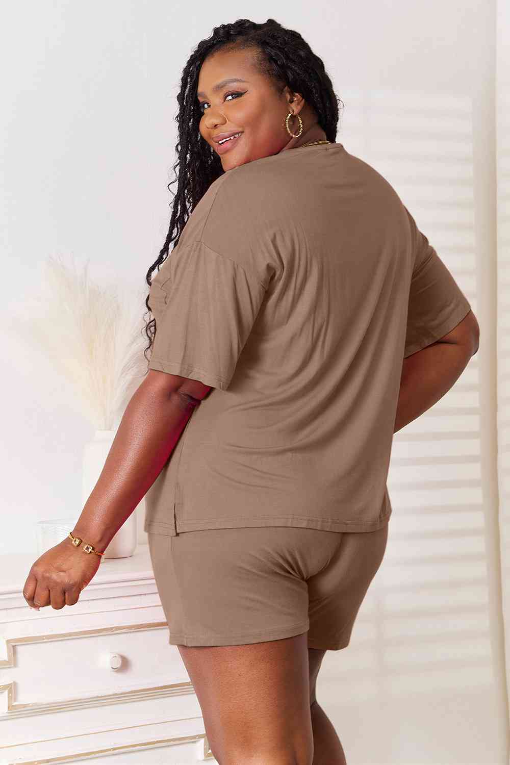 Basic Bae Soft Rayon Top and Shorts Set - Multiple Colors!
