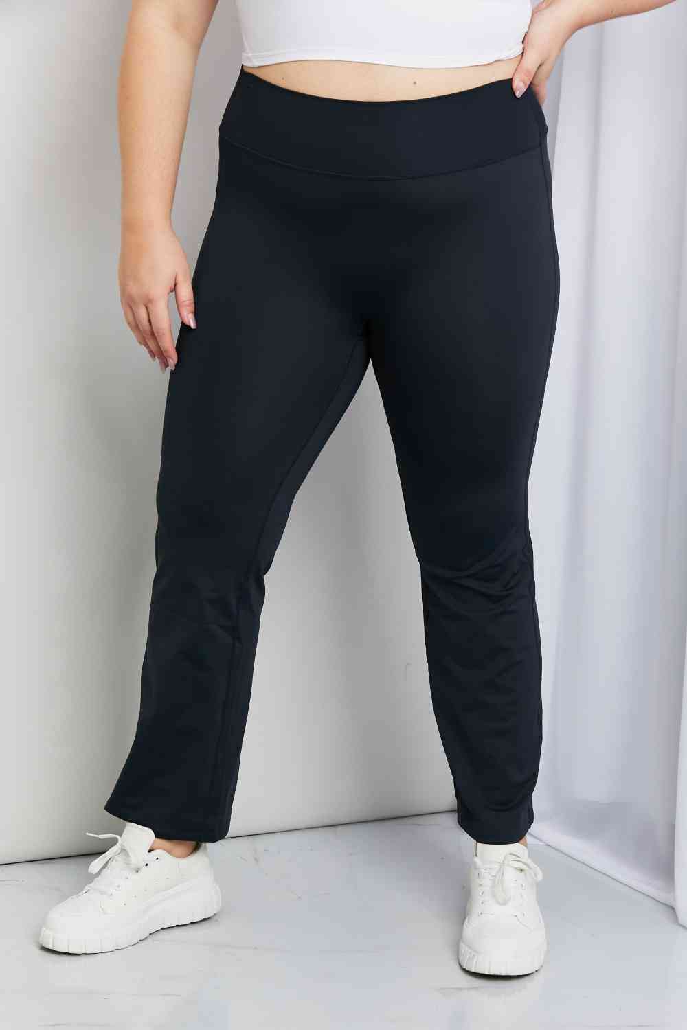 Heimish Wide Waistband Bootcut Pants