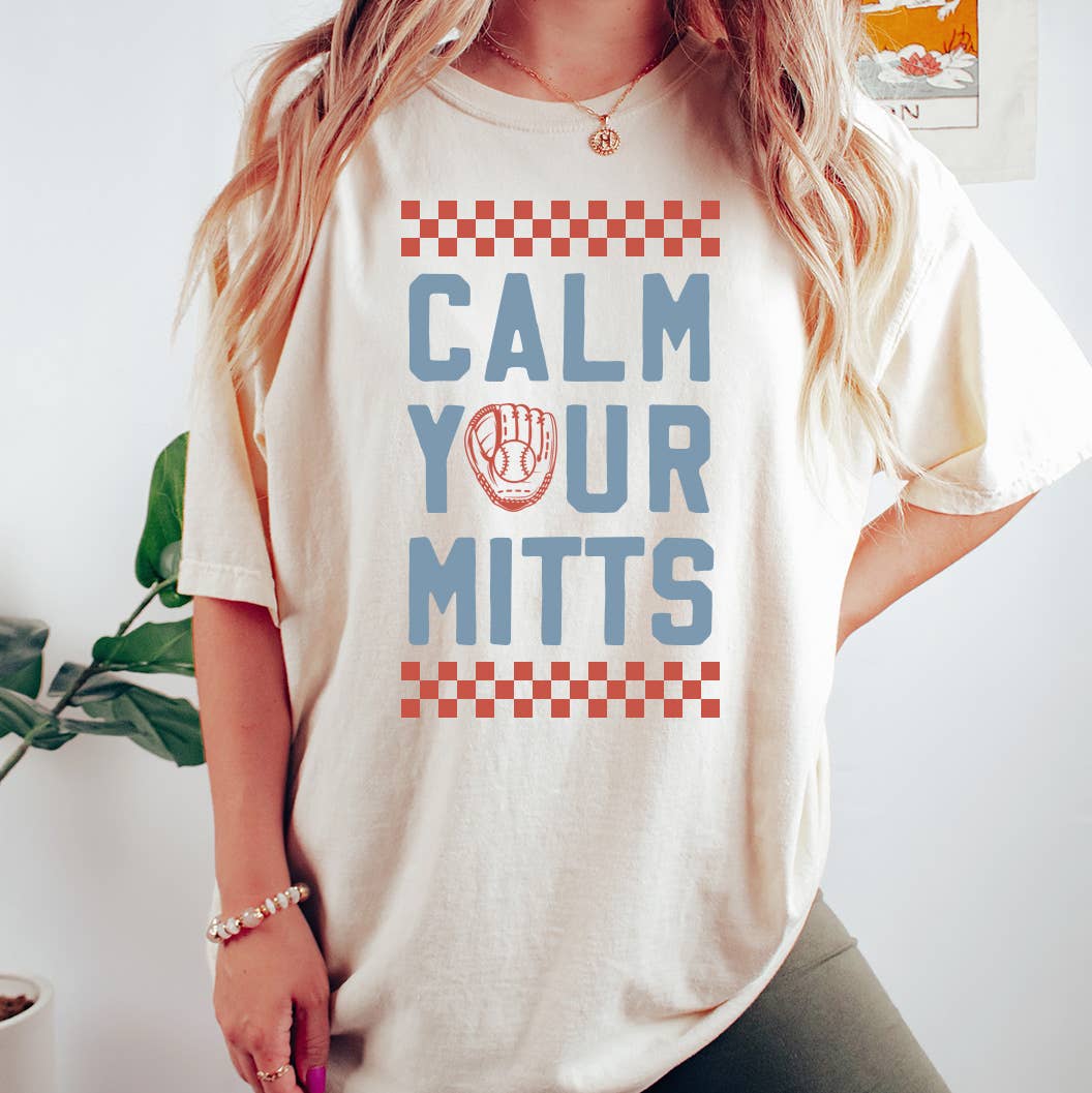 Calm Your Mitts Baseball/Softball Tee