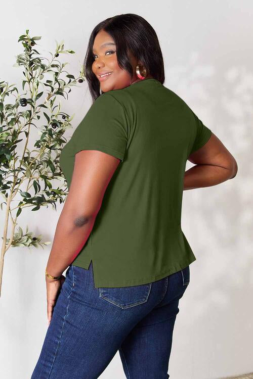 Basic Bae Full Size Run Round Neck Short Sleeve T-Shirt - Multiple Colors!
