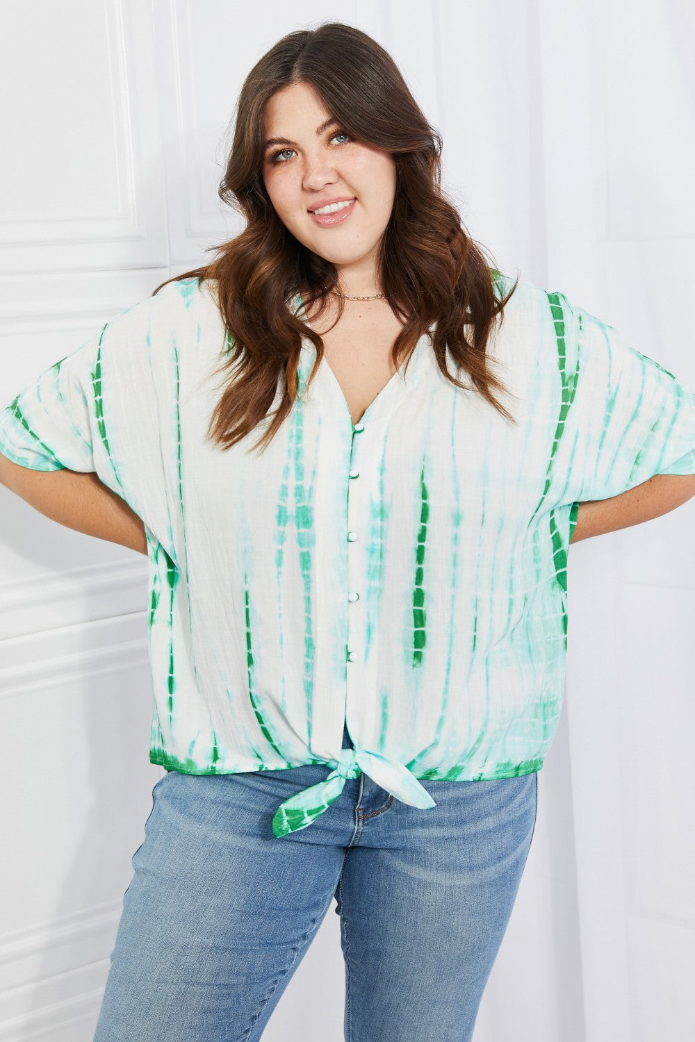 Sew In Love "Beachy Keen" Tie-Dye Top