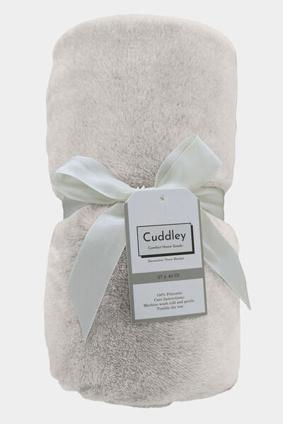 Cuddley Fleece Decorative Throw Blanket - 3 Color Options!