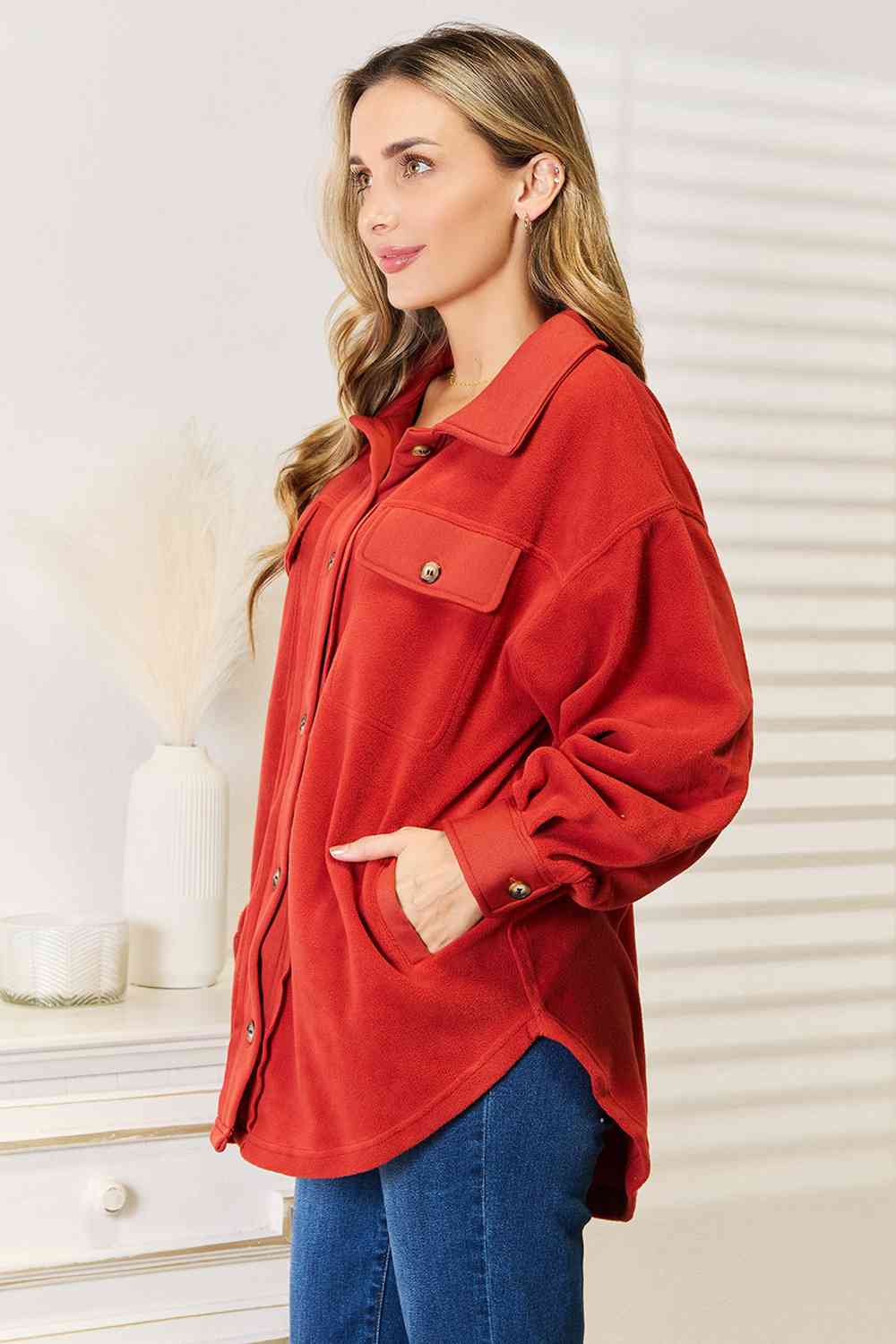 Heimish Cozy Girl Button Down Shacket