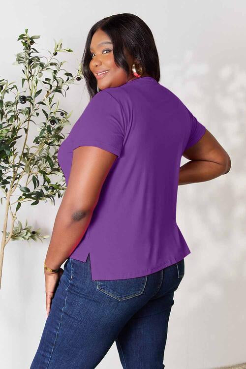 Basic Bae Full Size Run Round Neck Short Sleeve T-Shirt - Multiple Colors!