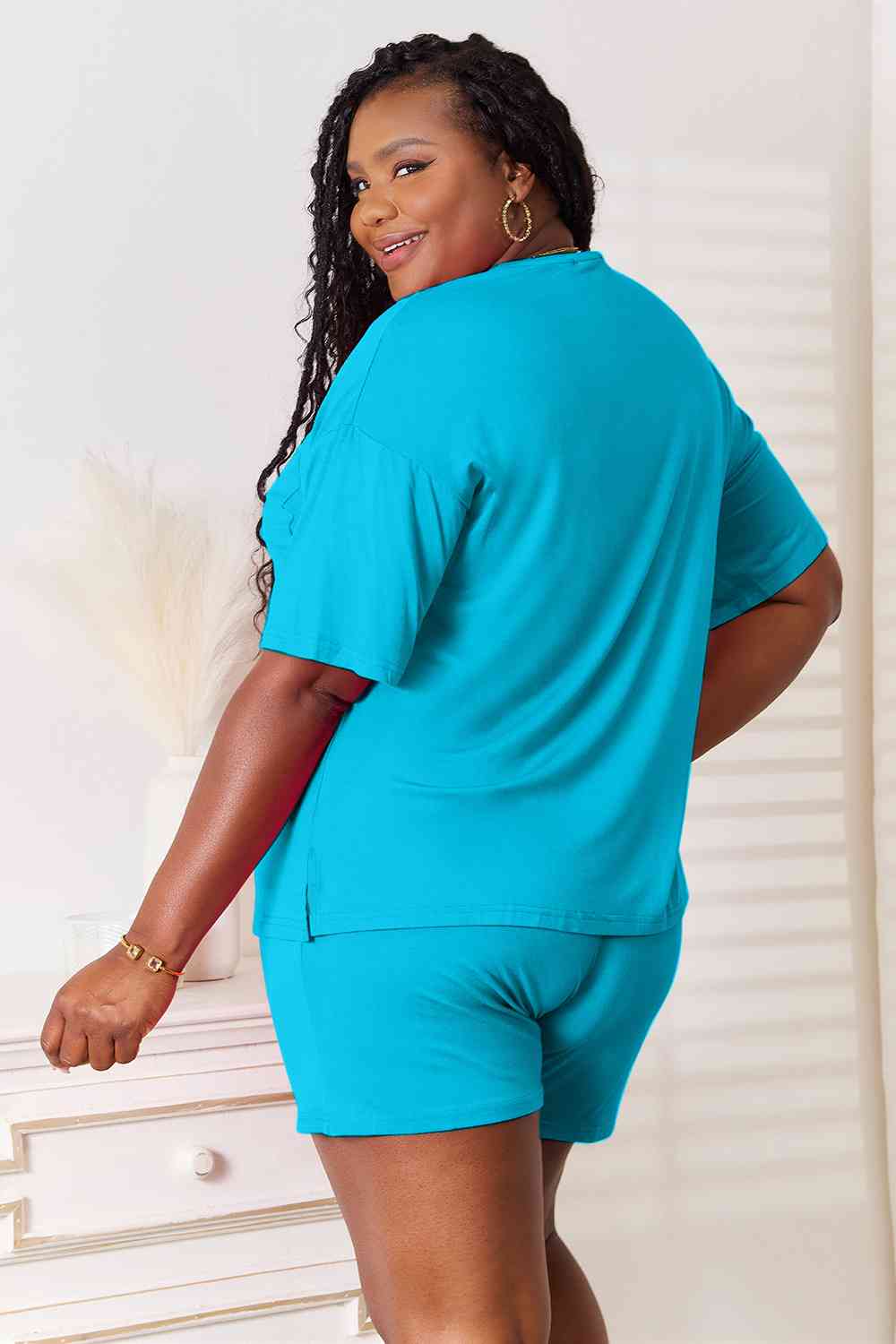 Basic Bae Soft Rayon Top and Shorts Set - Multiple Colors!