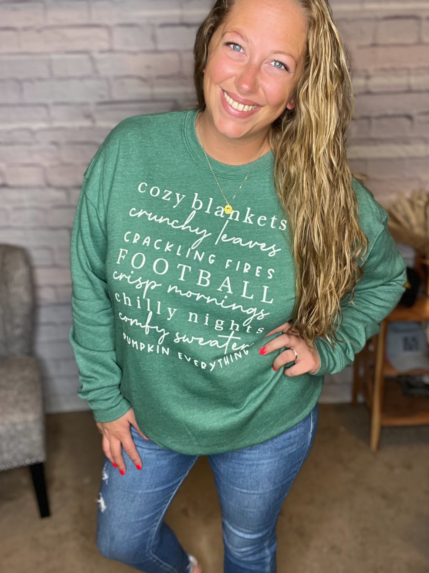 Cozy Blankets Graphic Sweatshirt by Oat Collective