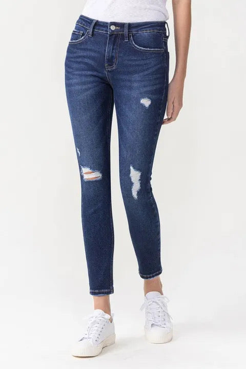 Vervet Chelsea Midrise Crop Skinny Jeans