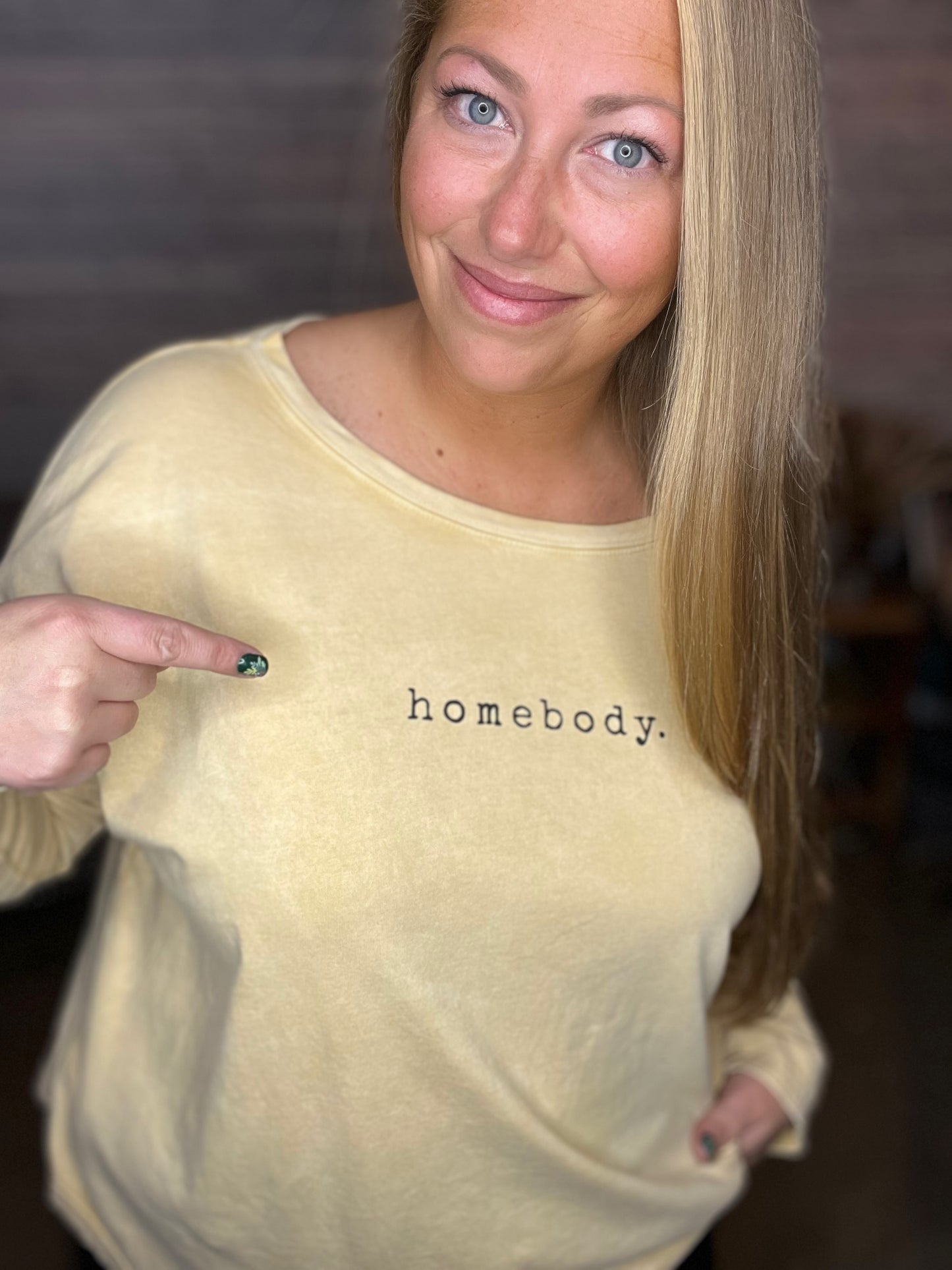 Homebody Mineral Wash Graphic Tee by Oat Collective