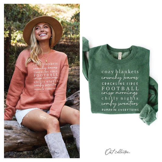 Cozy Blankets Graphic Sweatshirt by Oat Collective