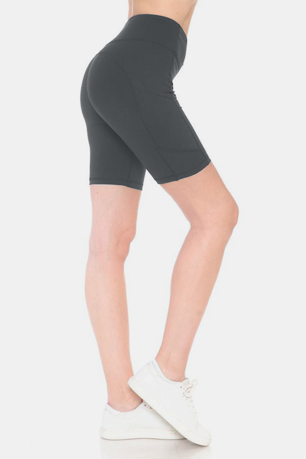 Full Size Run High Waist Active Shorts