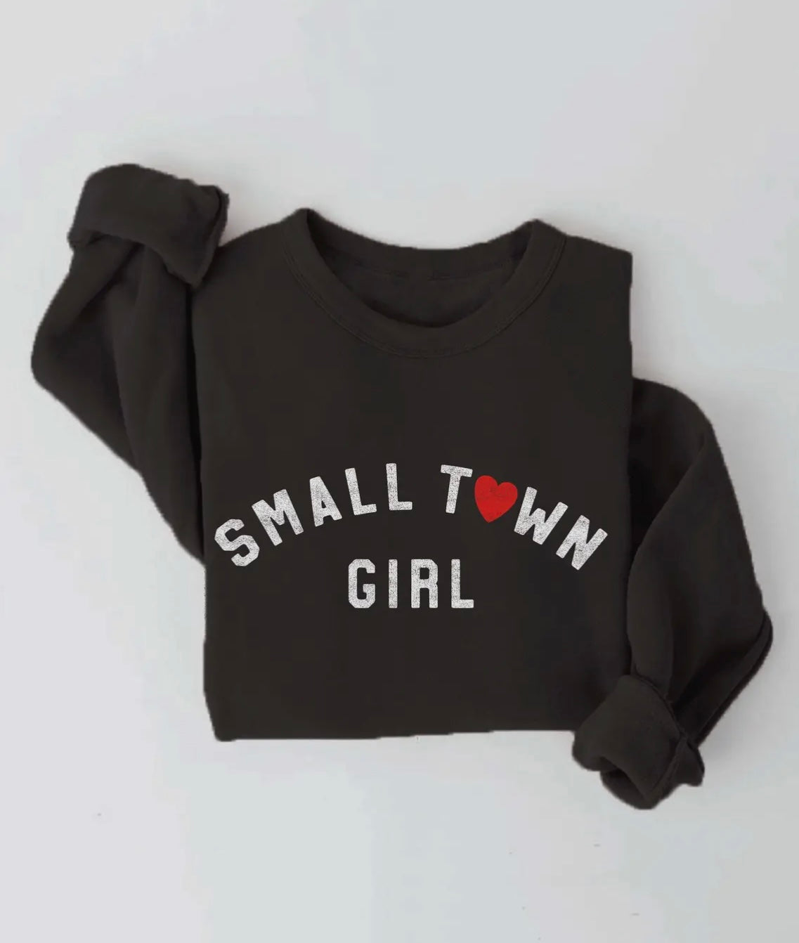 Small Town Girl Graphic Crewneck Sweatshirt by Oat Collective
