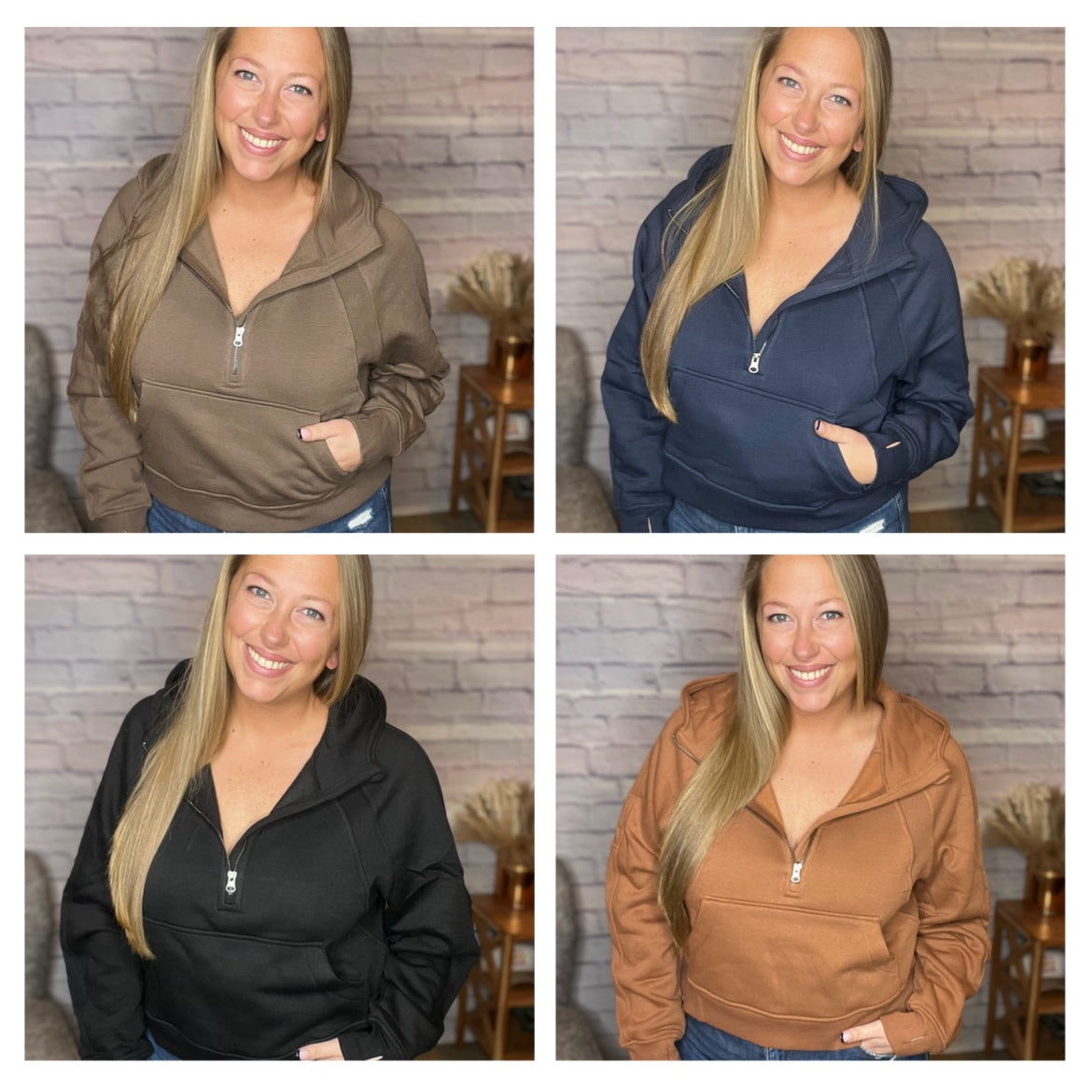 Doorbuster Alert! French Terry Cropped Hoodie! Multiple Colors!