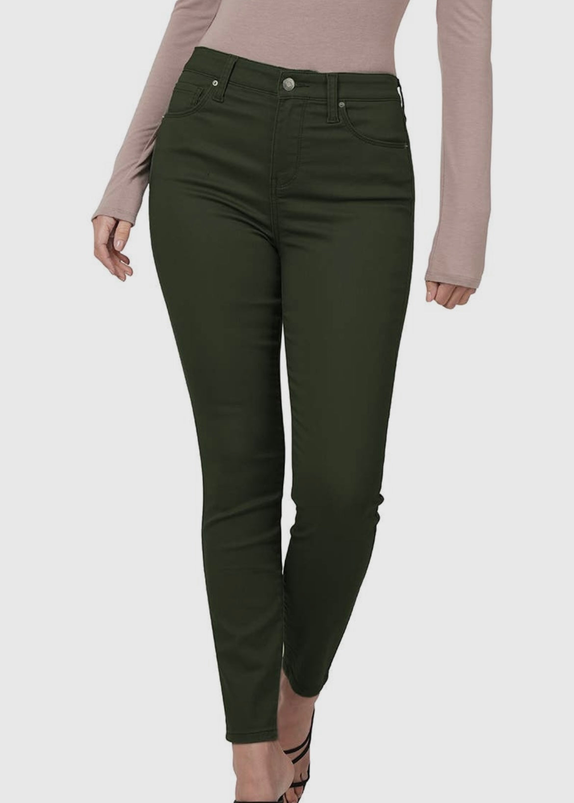 High-Rise Skinny Pants - 2 Color Options!