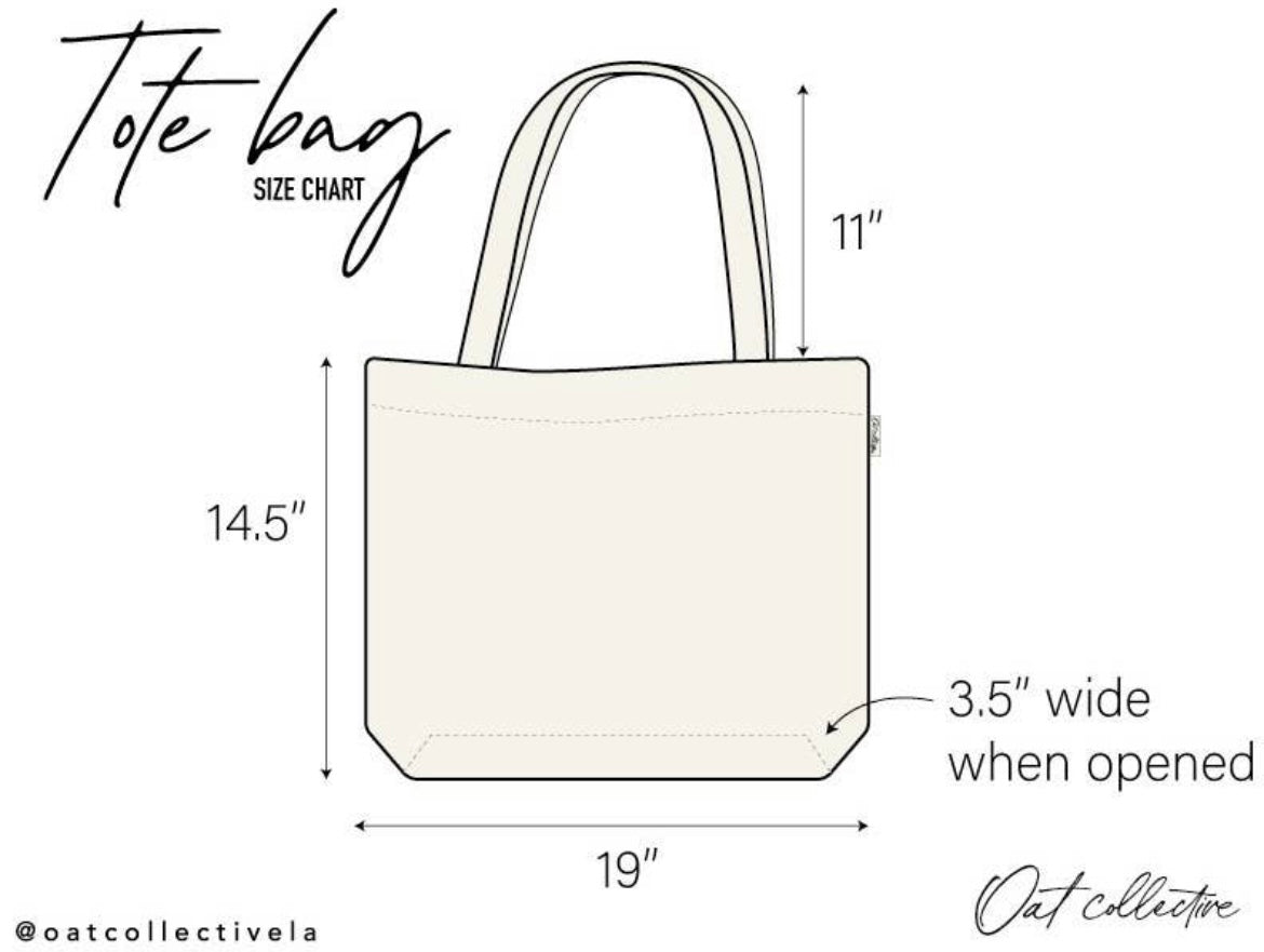 Canvas Tote Bags by Oat Collective