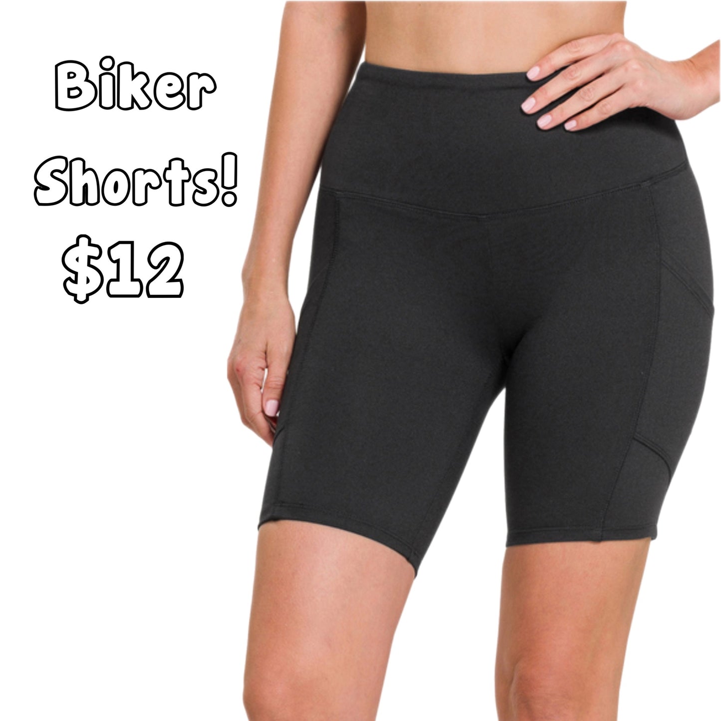 Brushed Microfiber Biker Shorts!