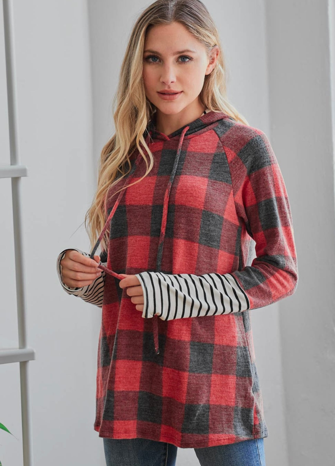 For the Love of Plaid Hoodie