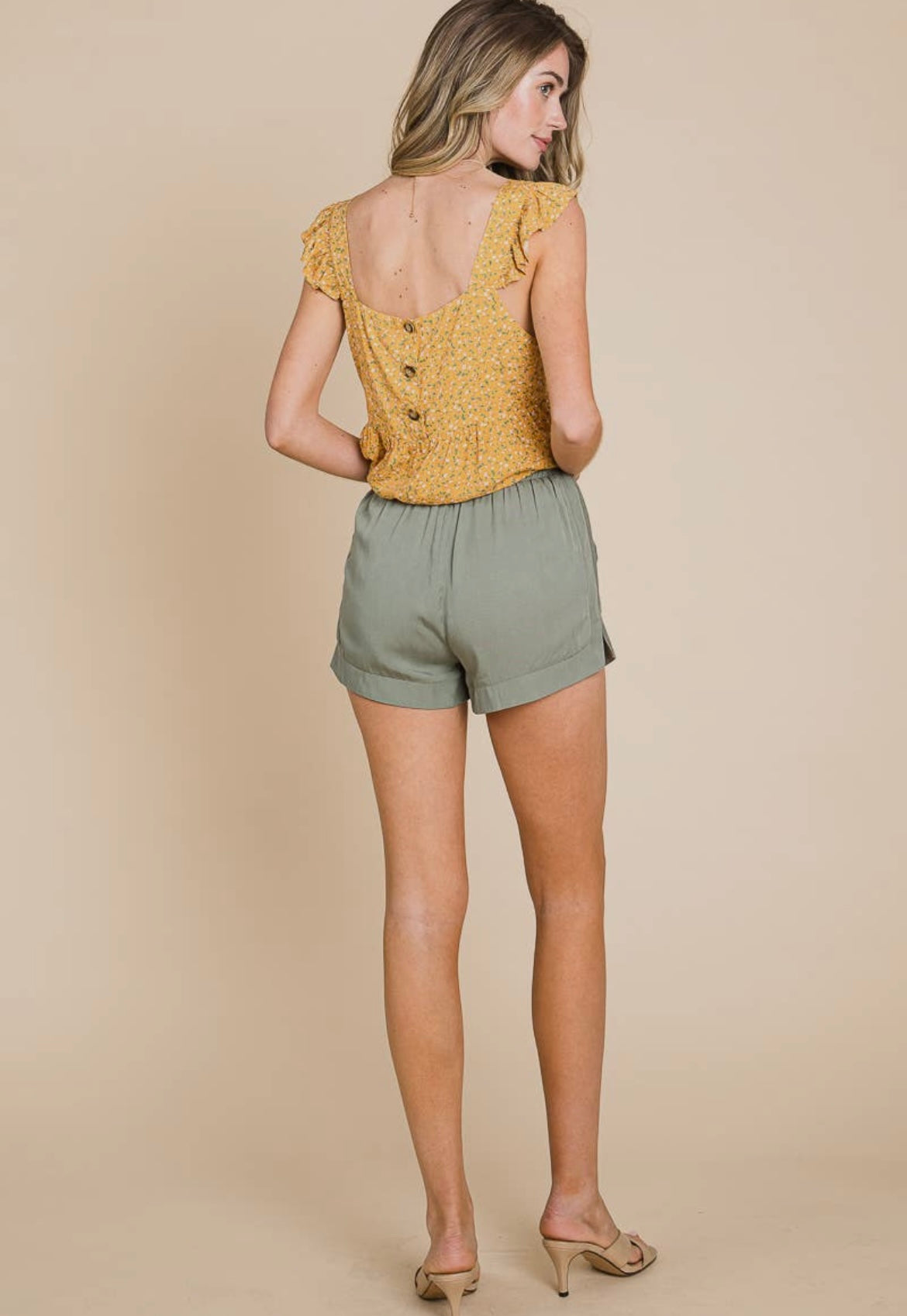 Casual Pocketed Woven Shorts with Drawstring