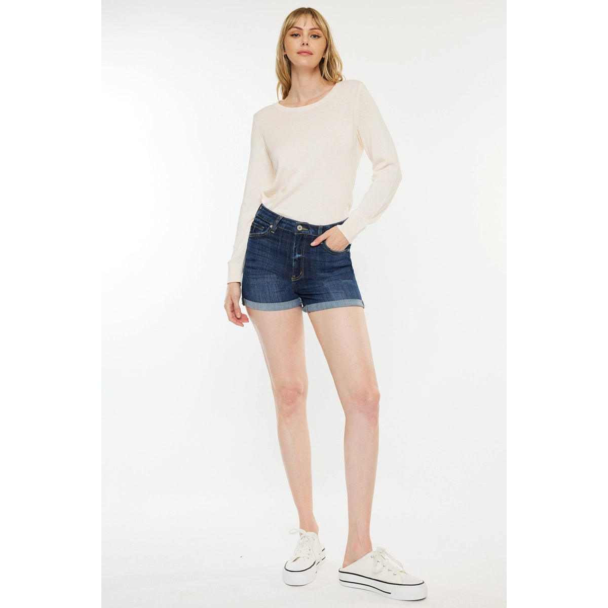 The Perfect Denim Short by KanCan! Restocked!
