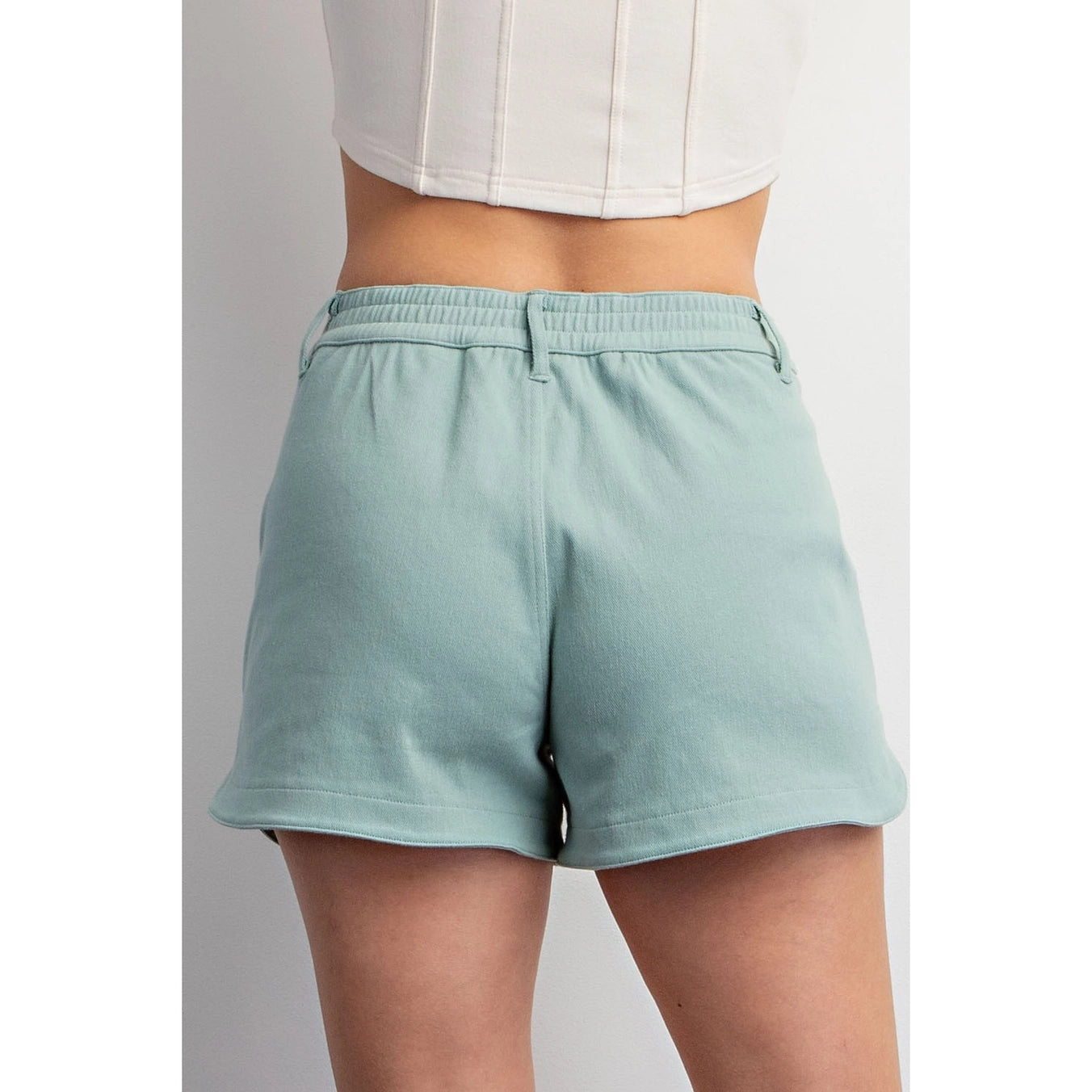 Cotton Stretch Twill Shorts