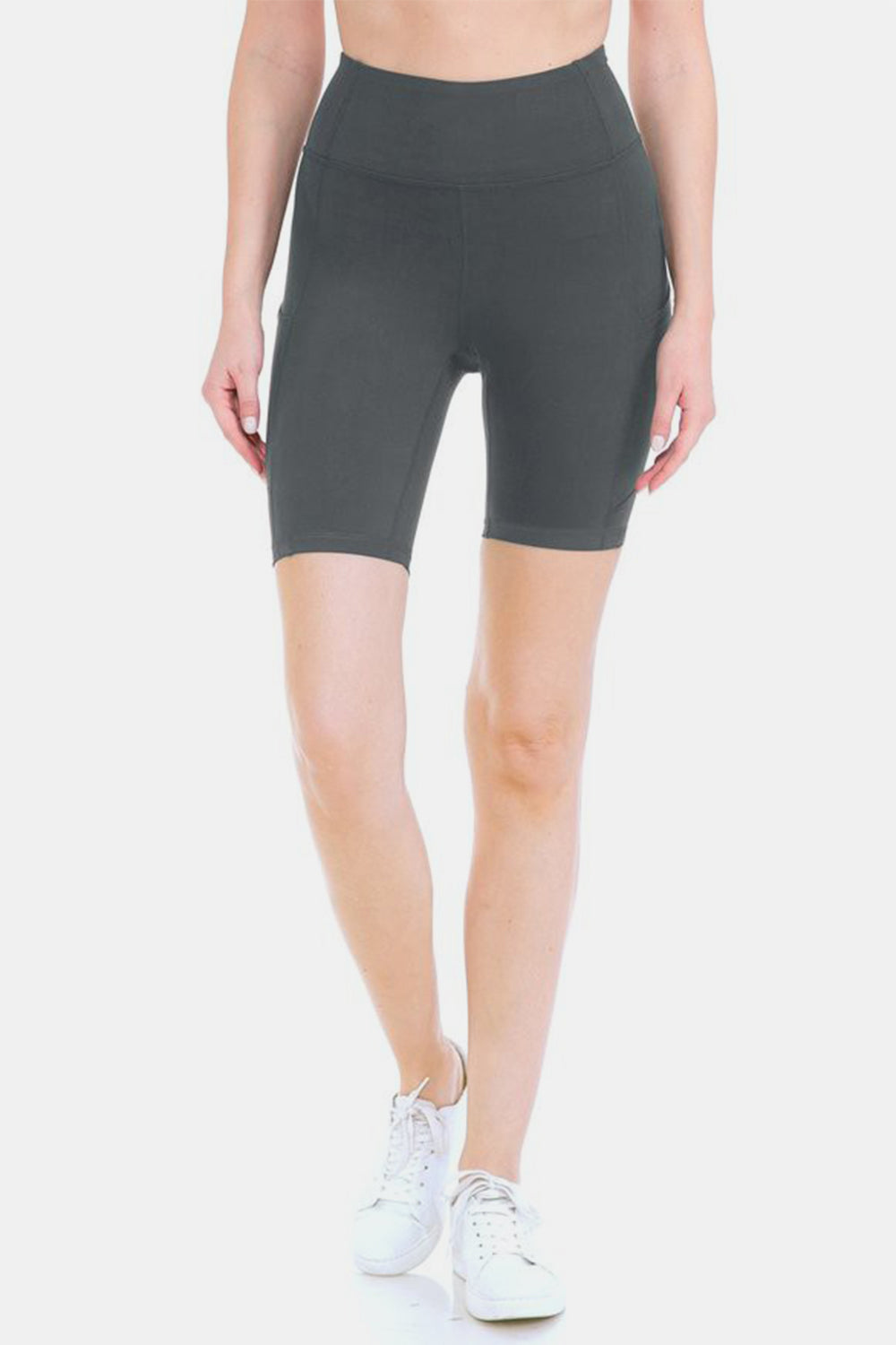 Full Size Run High Waist Active Shorts