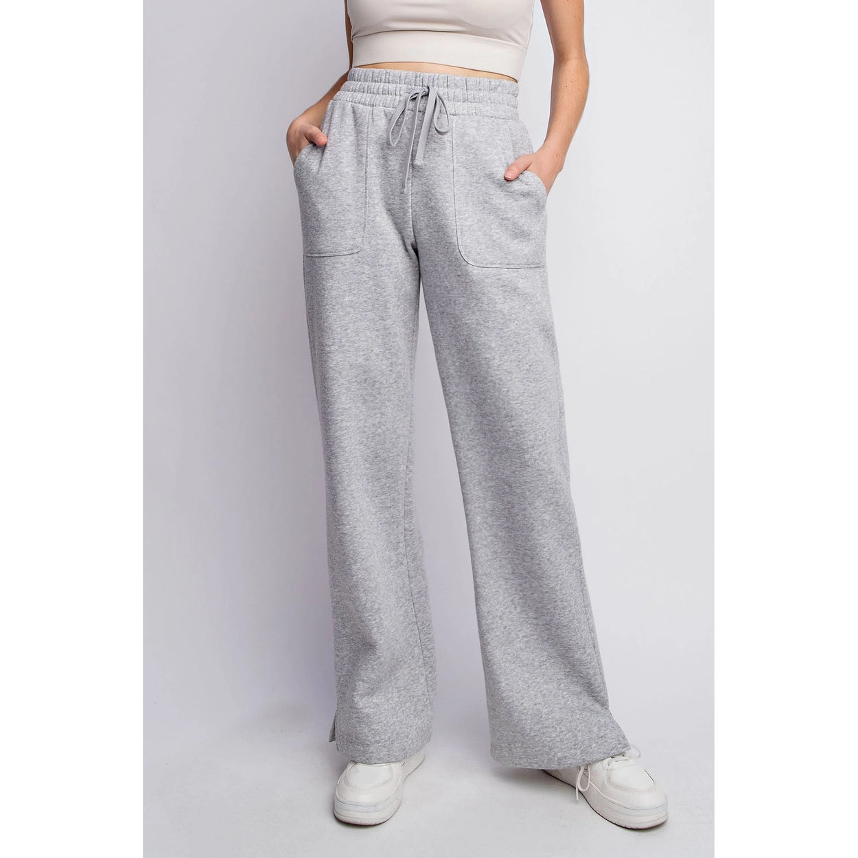 Weekends are for Sweats! French Terry Straight Leg Pants!