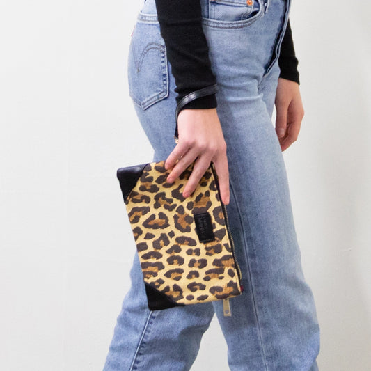 Favorite Leopard Wristlet