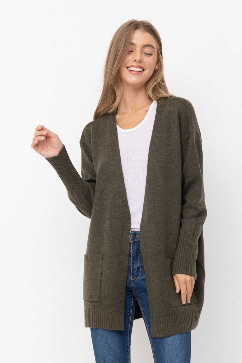 Cozy Olive Cardi