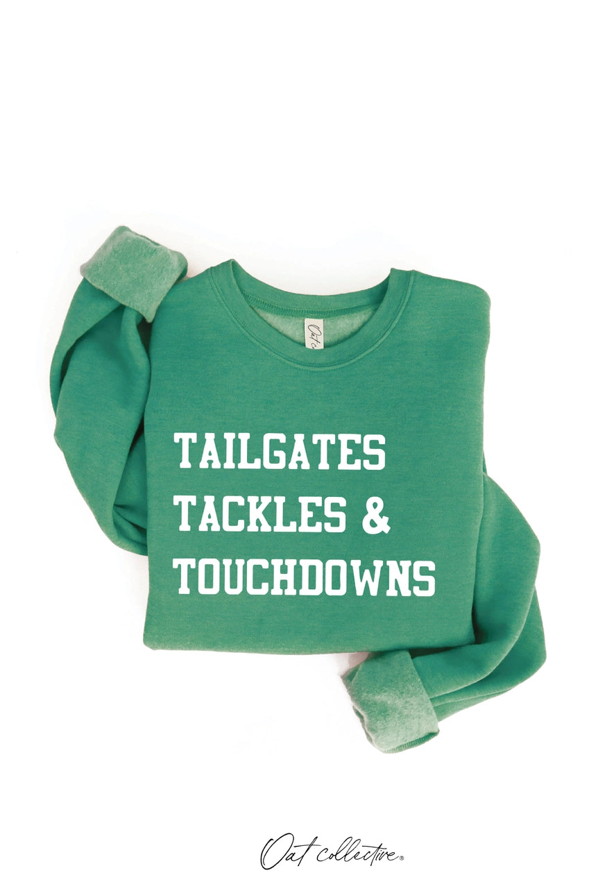 Tailgates Tackles & Touchdowns Graphic Sweatshirt by Oat Collective