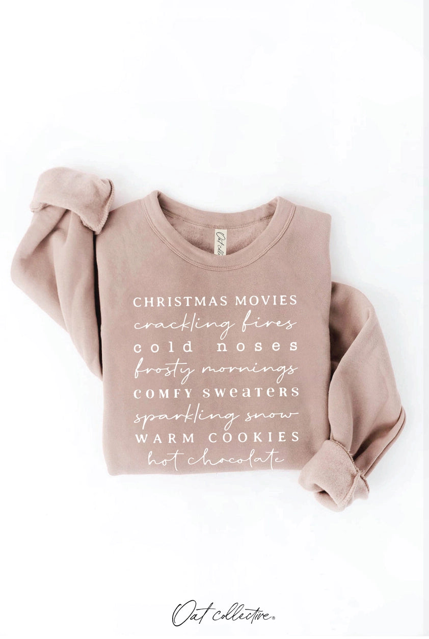 PREORDER!  Winter Words Graphic Sweatshirt by Oat Collective