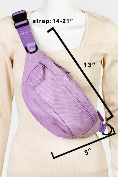 Fame Adjustable Strap Sling Bag - 2 Colors!