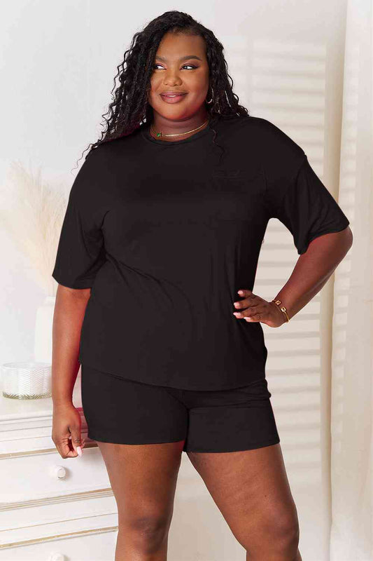 Basic Bae Soft Rayon Top and Shorts Set - Multiple Colors!