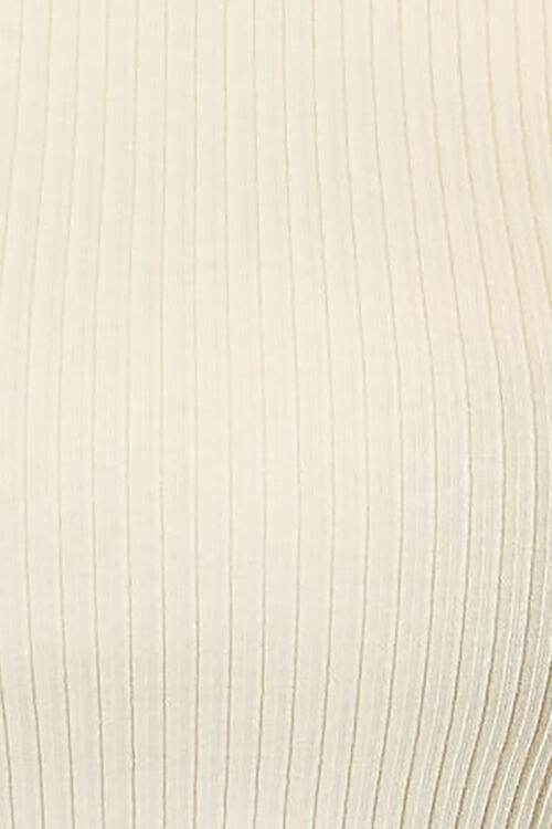 Ivory Perfection Ribbed Round Neck Long Sleeve Top