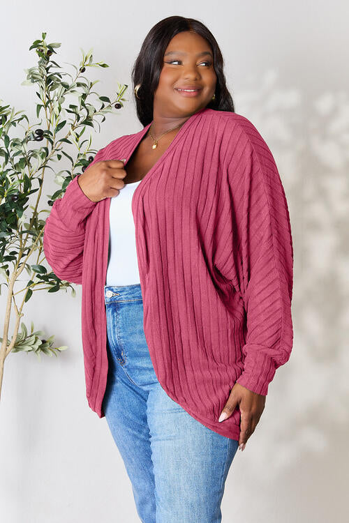 Basic Bae Ribbed Cocoon Cardigan - 5 Colors!