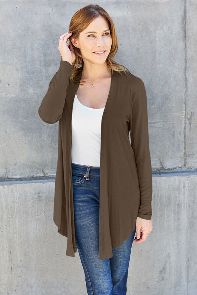 Basic Bae Open Front Long Sleeve Cardigan - 5 Colors!