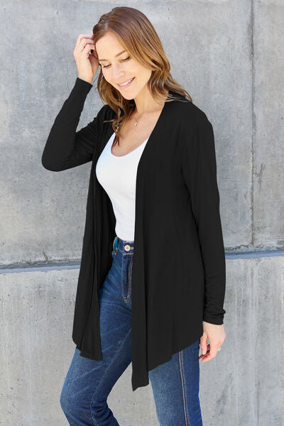 Basic Bae Open Front Long Sleeve Cardigan - 5 Colors!