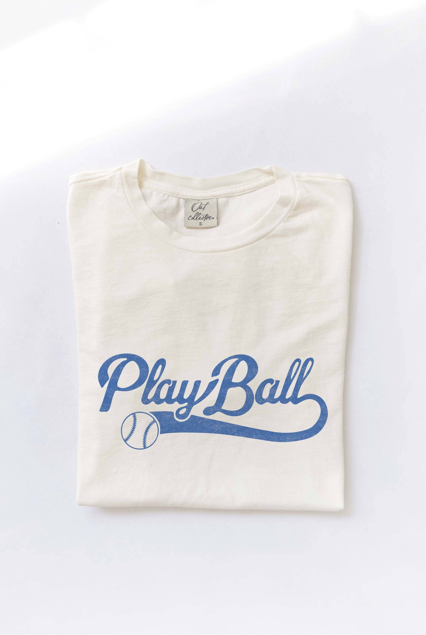 Playball! Mineral Washed Graphic Top by Oat Collective
