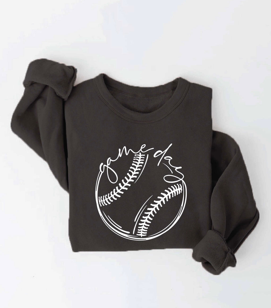 Game Day Baseball/Softball Crewneck Sweatshirt by Oat Collective - TWO COLORS!!! -