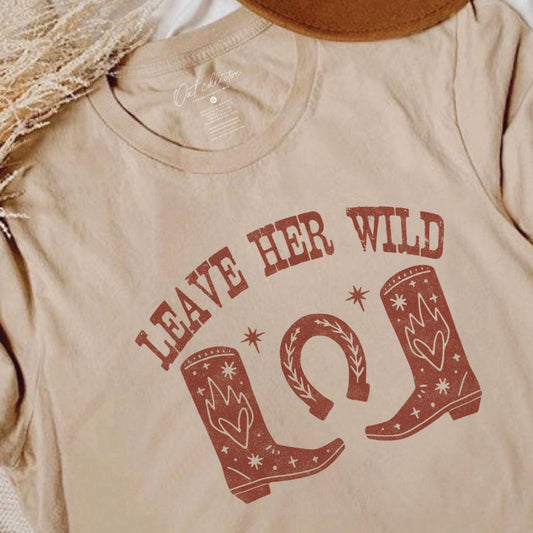 Leave her Wild! Graphic Tee by Oat Collective