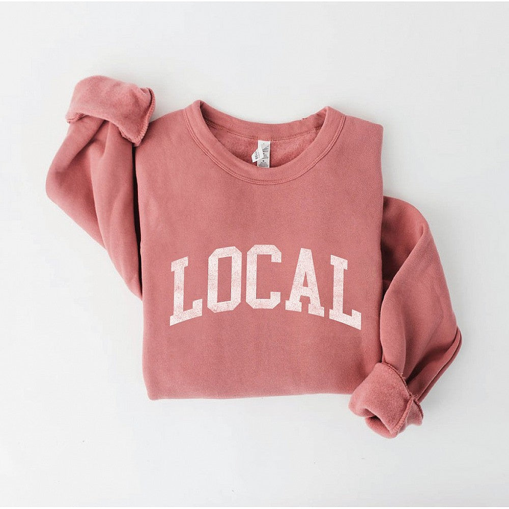 Locals Only Crewneck Sweatshirt by Oat Collective - 2 COLORS!