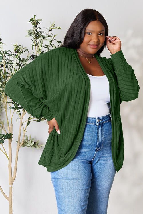 Basic Bae Ribbed Cocoon Cardigan - 5 Colors!
