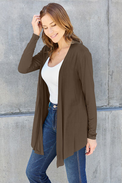 Basic Bae Open Front Long Sleeve Cardigan - 5 Colors!